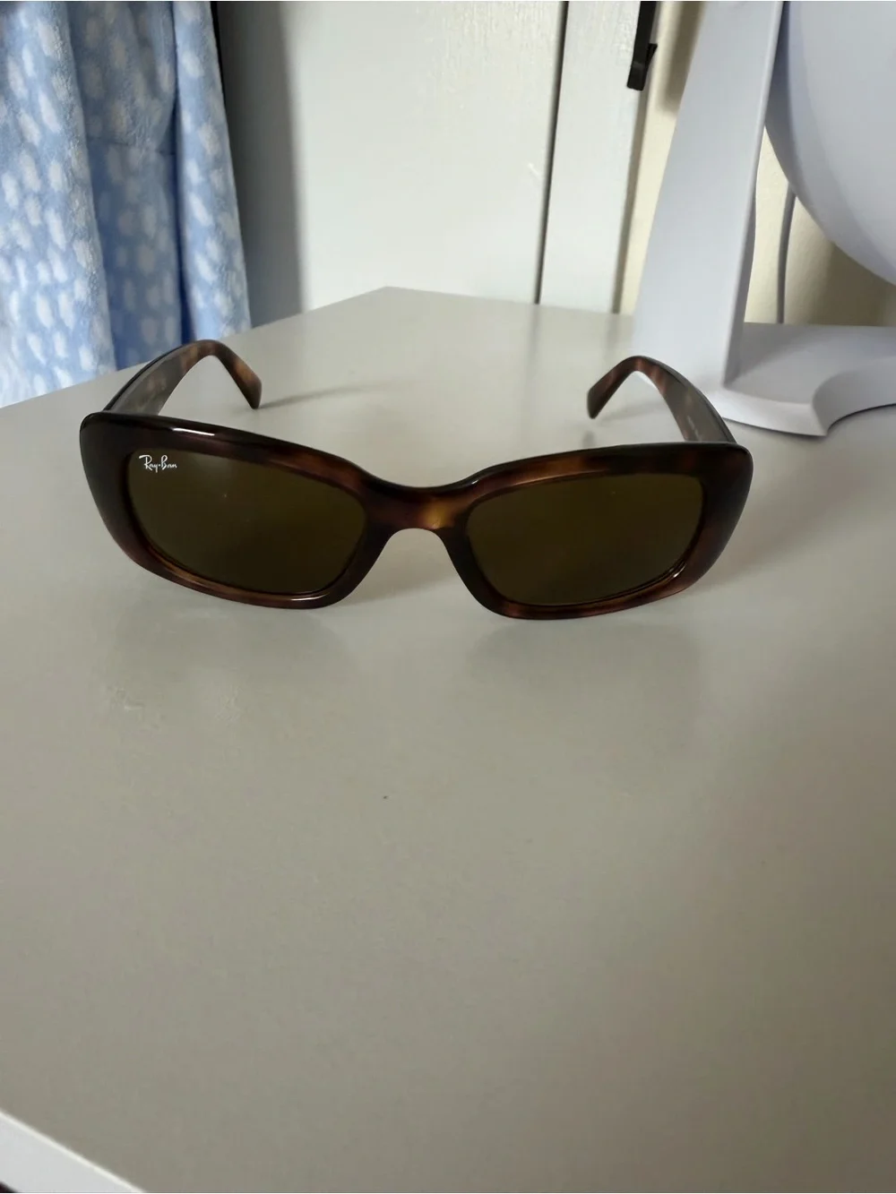 Ray-Ban Women's Tortoiseshell Frame Sunglasses with Brown Lenses
